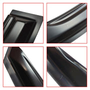 DURAFORCE Window Visor Vent Rain Shades Guards Deflectors For 04-08 Acura TL Sedan Black