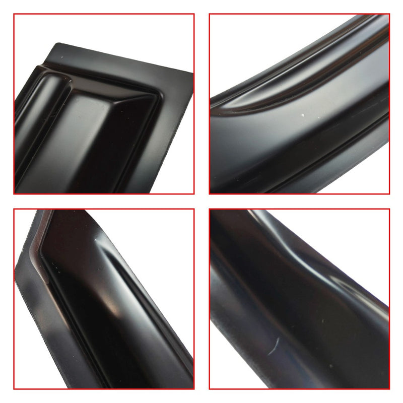 DURAFORCE Window Visor Vent Rain Shades Guards Deflectors For 04-08 Acura TL Sedan Black
