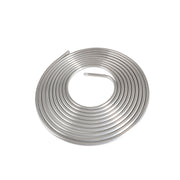 DURAFORCE Performance 3/8" Diameter 25' Coiled Tubing Fuel Line Aluminum Silver New