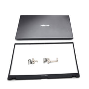 DURAFORCE New LCD Back Cover+Bezel+Hinges For ASUS VivoBook X512 X512U V5000F Top Gray US