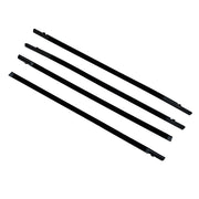 DURAFORCE 4PCS Weatherstrip Window Moulding Trim Seal Belt For Honda Civic Sedan 2016-2021
