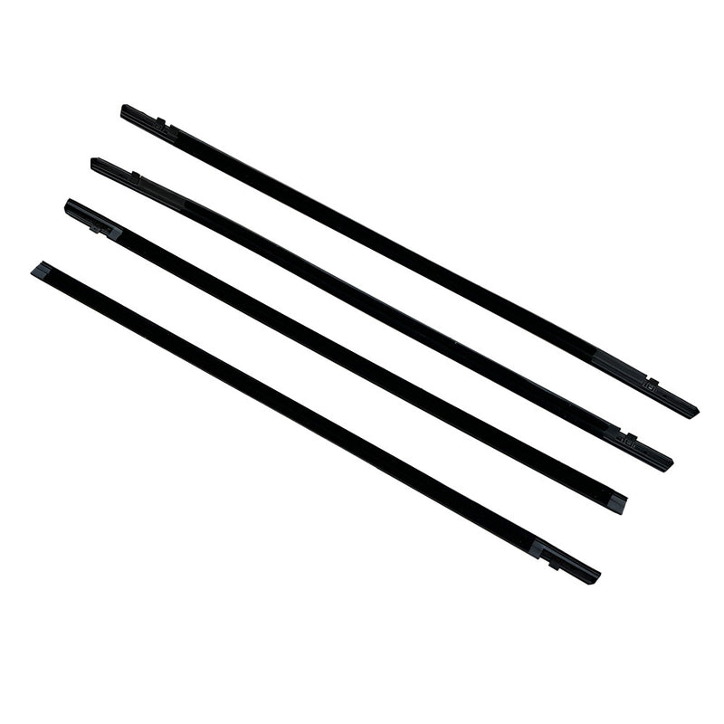 DURAFORCE 4PCS Weatherstrip Window Moulding Trim Seal Belt For Honda Civic Sedan 2016-2021
