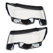 DURAFORCE A Pair LEFT+RIGHT Headlight Headlamp Lens Cover For Jeep Grand Cherokee 2014-19
