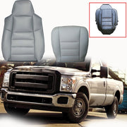 DURAFORCE For 2002-2007 Ford F250 F350 Super Duty Driver Side Leather Seat Cover Gray