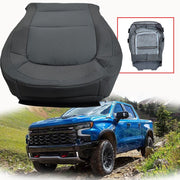 DURAFORCE For 2015 - 2022 Chevy Colorado Driver Side Bottom Cloth Seat Cover Dark Gray