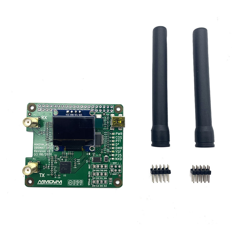 DURAFORCE Duplex MMDVM Hotspot Support D-Star DMR YSF Pi+ OLED Revision 1.3 VHF ADF7021 US