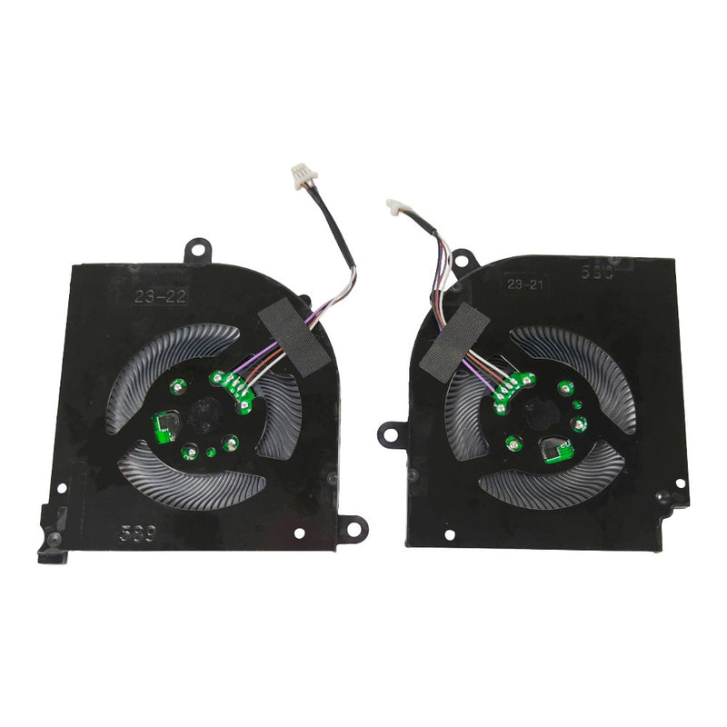 DURAFORCE New CPU+GPU Cooling Fan for MSI Stealth 15M MS-1562 MS-1563 BS5405HS-U4W U4X