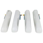 DURAFORCE Set of 4 Bright White Door Handles For Dodge Ram 1500 2500 3500 2012-2018