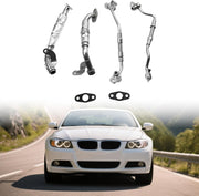 DURAFORCE Turbo Charger Coolant Hose Line Kit 11427563713 For Base 3.0L L6 BMW 335i 335xi