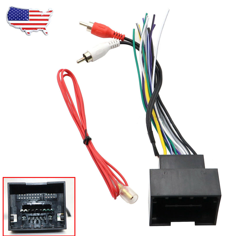 Radio Wire Harness Stereo for Chevy Cruze 2011 2015 Terrain Equinox