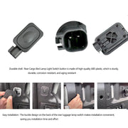 DURAFORCE Rear Cargo Bed Lamp Light Switch FL3Z-9C888-B SW7733 For F-150 2015-2021 F-250
