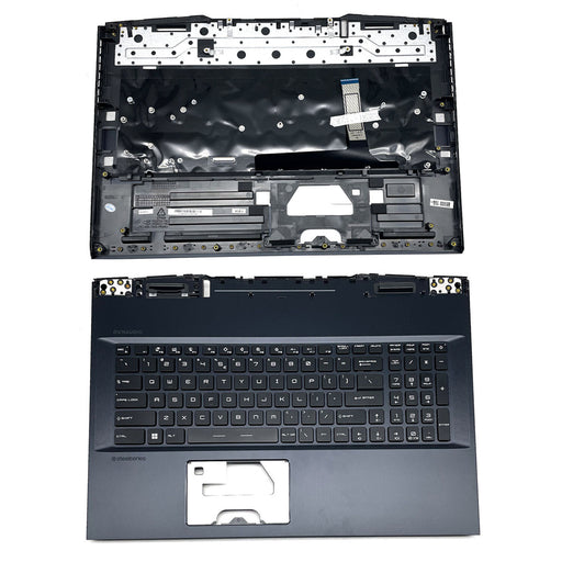 DURAFORCE Blue Palmrest Full Colorful Backlit Keyboard For MSI 9S7-17K314 GE76 Raider 11UG