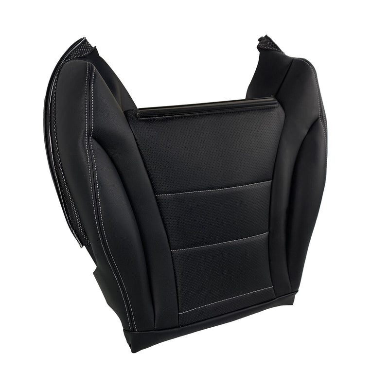DURAFORCE New For 2015-21 Mercedes Benz C300 Sedan Driver Bottom Leather Seat Cover Black