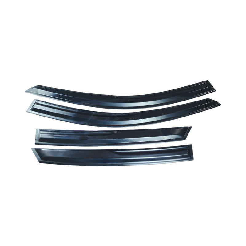 DURAFORCE FOR 2023-25 HONDA ACCORD 11TH GEN BLACK TRIM WINDOW VISOR RAIN GUARD WITH CLIPS