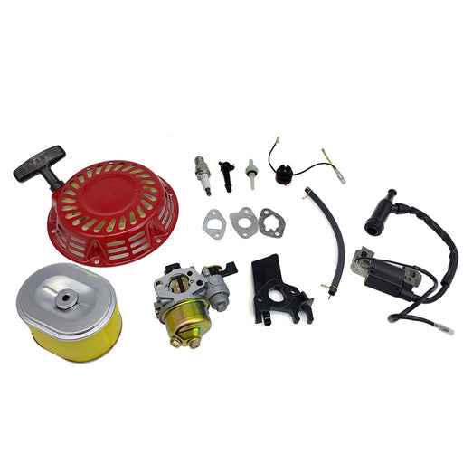 DURAFORCE For Honda GX160 5.5HP 6.5HP Recoil Ignition Coil Spark Plug Filter Carburetor