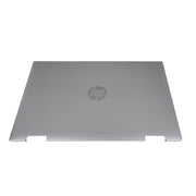 DURAFORCE New Thin Back Cover w/Cable For HP Pavilion X360 15-ER Top Silver Lid M45108-001
