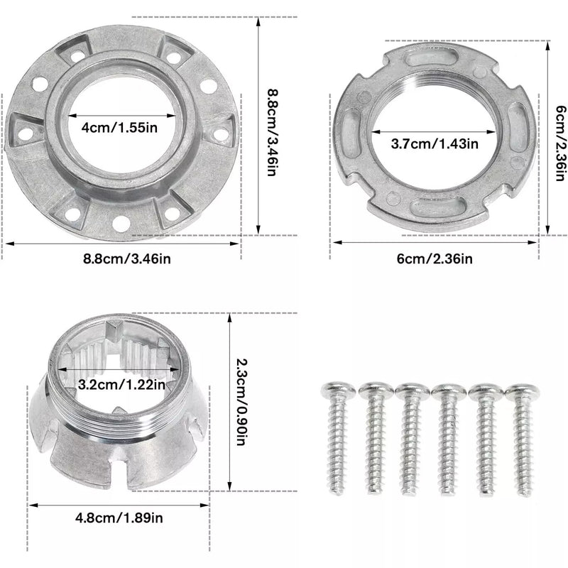 DURAFORCE W10324651 Washer Basket Drive Hub Kit For Whirlpool Kenmore Maytag Washers