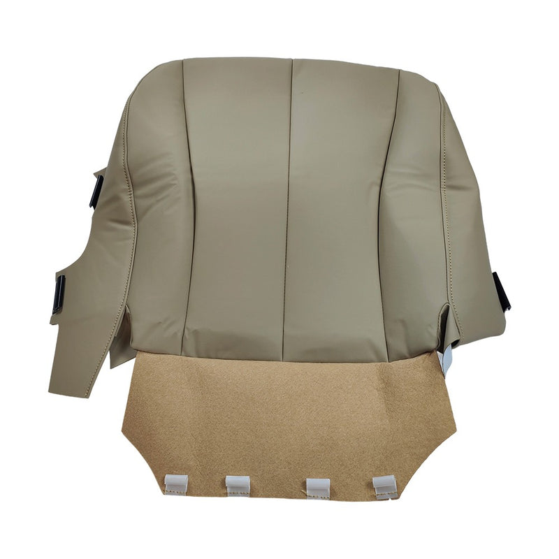 DURAFORCE For 2007-2011 Toyota Camry Driver Side Bottom Replacement Leather Seat Cover Tan