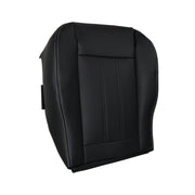 DURAFORCE Driver Side Bottom Seat Cover Black White Seam For 2008-2020 Dodge Grand Caravan