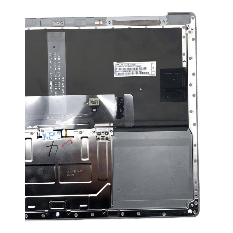 DURAFORCE For Microsoft Surface 3 4 13.5" 1867 1868 1950 US Palmrest Backlit Keyboard Gray