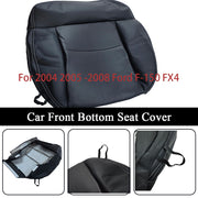 DURAFORCE PASSENGER Bottom Leather Seat Cover Black Fit For 2004 - 2008 Ford F-150 FX4