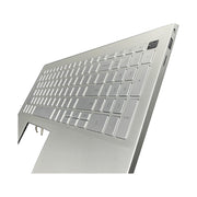DURAFORCE Silver 15.6" Palmrest Case Backlit Keyboard 06XCC3 For Dell Inspiron 15 5505 US