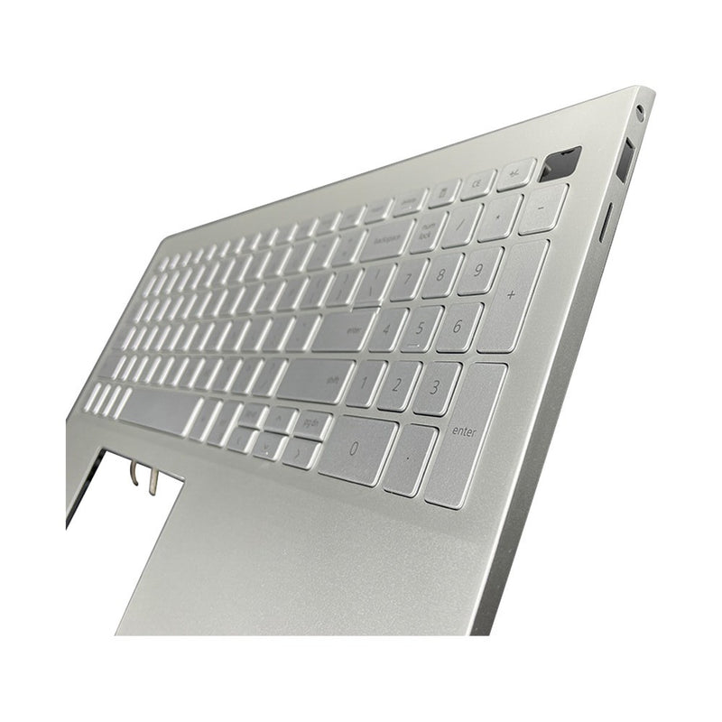 DURAFORCE Silver 15.6" Palmrest Case Backlit Keyboard 06XCC3 For Dell Inspiron 15 5505 US