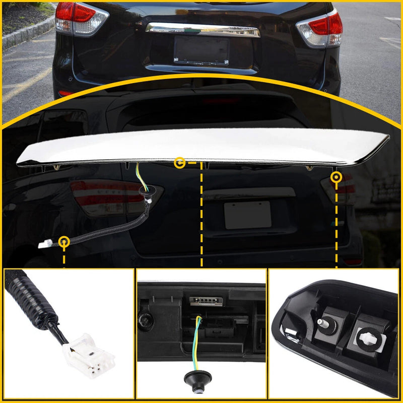 DURAFORCE Center Back Door Finisher Assy for 2013-20 Nissan Pathfinder 4-Door 3.5L V6 GAS
