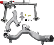 DURAFORCE Metal Coolant Water Pipe System Kit LR075991 LR092992 For Land Rover Range Rover
