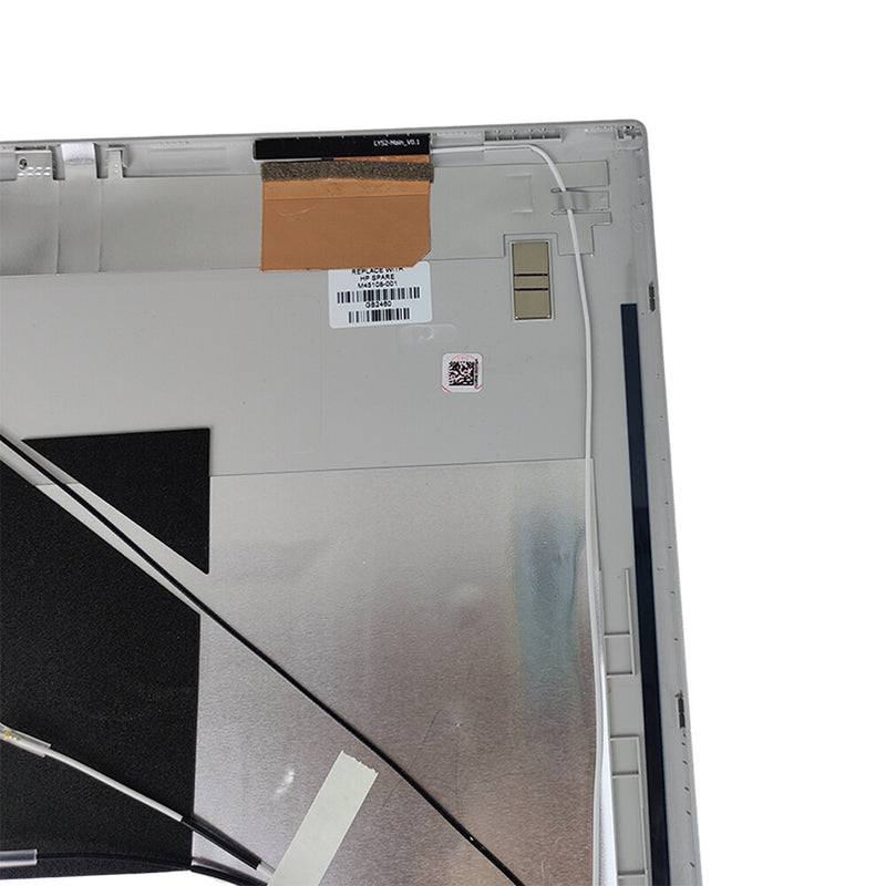 DURAFORCE New Thin Back Cover w/Cable For HP Pavilion X360 15-ER Top Silver Lid M45108-001