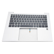 DURAFORCE New For HP Elitebook 840 G9 845 US Palmrest w/Backlit Keyboard Silver N09058-001
