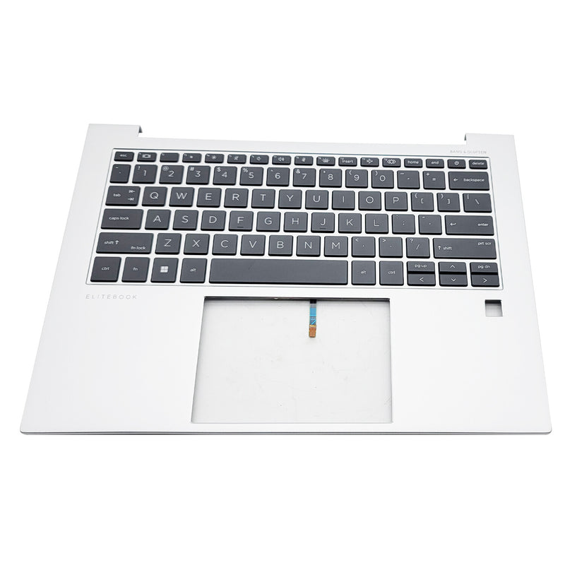 DURAFORCE New For HP Elitebook 840 G9 845 US Palmrest w/Backlit Keyboard Silver N09058-001