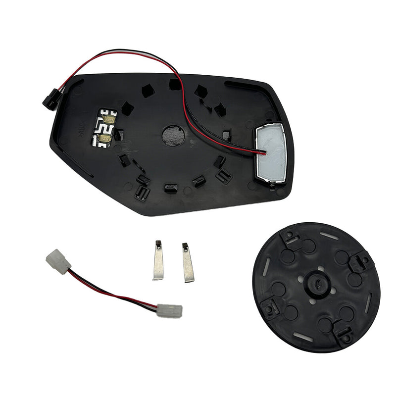 DURAFORCE NEW Left Driver Side Power Heated Mirror Glass w/ Signal For 2014-2017 Silverado