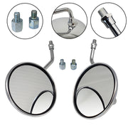 DURAFORCE Motorcycle Rear View Mirrors Z50J1/JZ ST50 ST70 CL70 CT90 For Honda M8 Chrome US