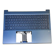 DURAFORCE New For HP 15-EG0067S 15-eh 15-EG Palmrest w/Backlit Keyboard M08912-001 Blue US