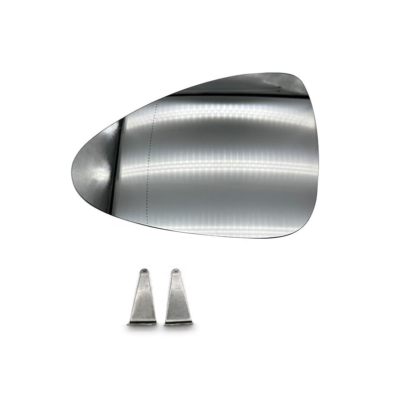 DURAFORCE NEW Driver Left Side Mirror Glass w/Plate for Porsche Panamera 2010-2016 US