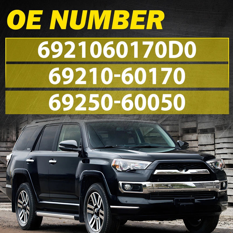 DURAFORCE 2X Rear Exterior Door Handle Left+Right 69210-60170 For 2010-20 Toyota 4Runner K