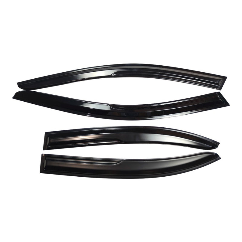 DURAFORCE For Volkswagen VW Jetta 2011-2018 Side Window Vent Visor Rain Deflector Guard