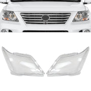 DURAFORCE Side Headlight Headlamp Lens Cover For Lexus LX570 2007-2012