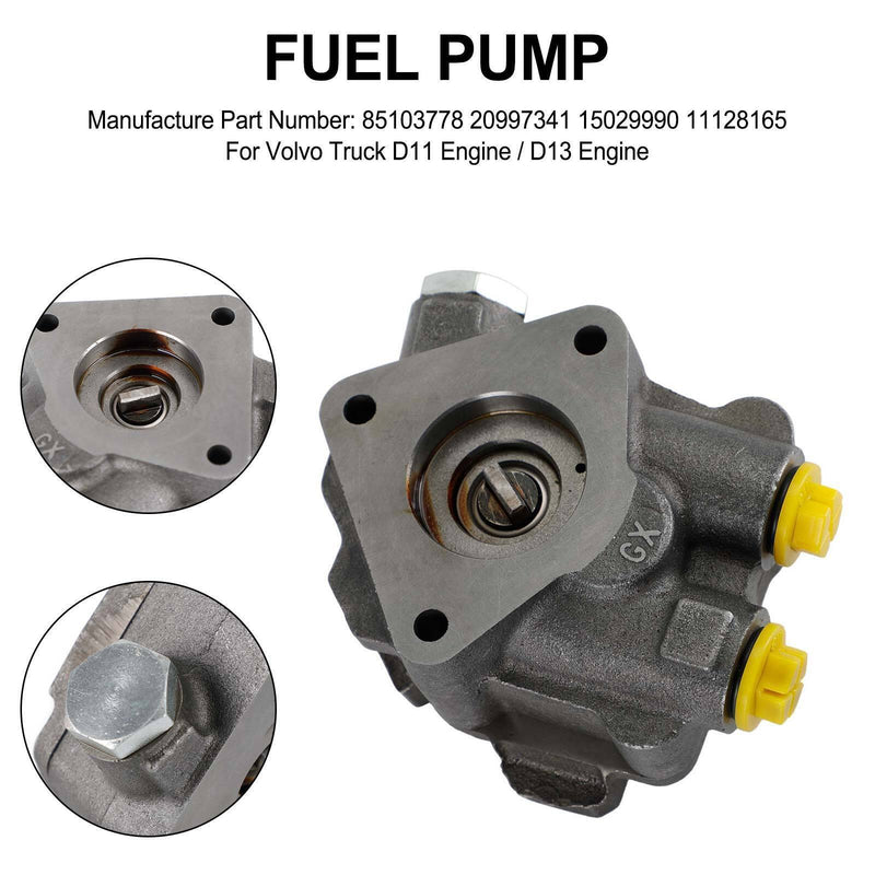 DURAFORCE Fuel Pump 20997341 Fit For Volvo VN VNL VHD Series D11 D13 D16 Engine 85103778