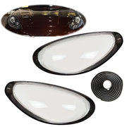 DURAFORCE Headlight Lens Shell+Sealant Glue For Porsche Panamera 970 2014-16
