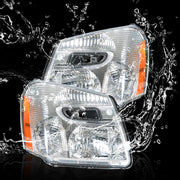 DURAFORCE Front Headlight Fit For Chevy Equinox 2005-2009 Headlamp Projector LH+RH Pair