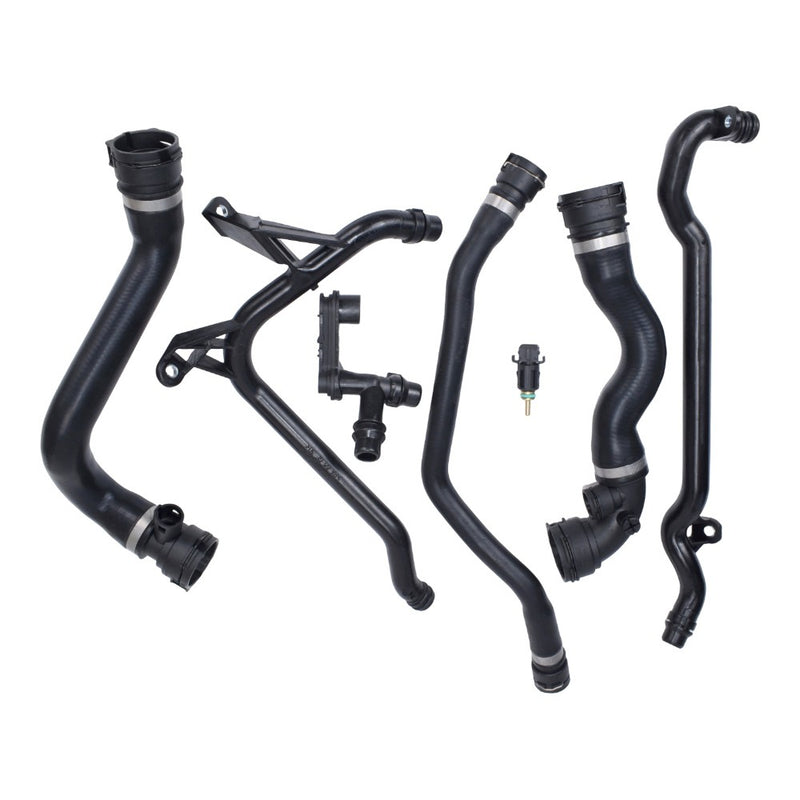 DURAFORCE 7X For BMW E46 323 325 328 330 Set Expansion Tank Coolant Radiator Hose Kit