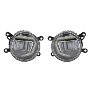 DURAFORCE Fog Light Lamp Covers LED Fog Lights Lamps Fit 2017-2021 for Honda Civic Type R