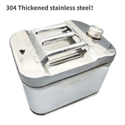 DURAFORCE 5.2 Gallon 20L 304StainlessSteel Fuel Can Gasoline Petrol Gas Tank Container Kit