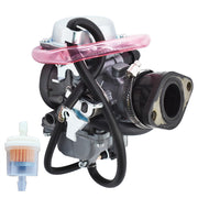 DURAFORCE Carburetor W/ Intake Boot Joint Manifold fits for Kawasaki KLR250 Carb 1987-2005
