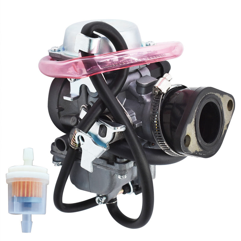 DURAFORCE Carburetor W/ Intake Boot Joint Manifold fits for Kawasaki KLR250 Carb 1987-2005