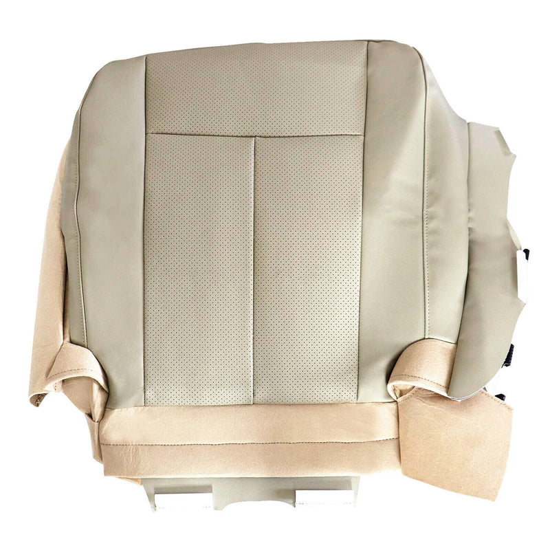 Driver Passenger Leather Bottom Seat Cover Tan for Ford Expedition 2007 2014