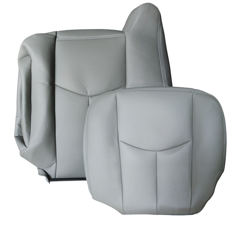 DURAFORCE Driver & Passenger Leather Seat Cover For 2003 2004 -2006 Chevy Tahoe Suburban