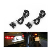DURAFORCE 4Pack Motorcycle Car LED License Plate Light 5630/5730 SMD Screw Bolt Lamp Bulbs